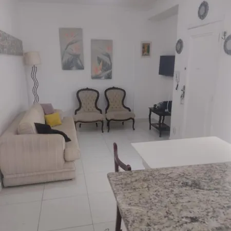 Apartamento Vento E Mar - 2 Quartos Com Sacada Na Quadra Da Praia Do Gonzaga Santos  Exterior photo